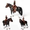 Toy Horses Equestrian Rider Horse Playset Farm Animals Action Figure Animal Figurines Plastic Models Children Toys Kids Gifts