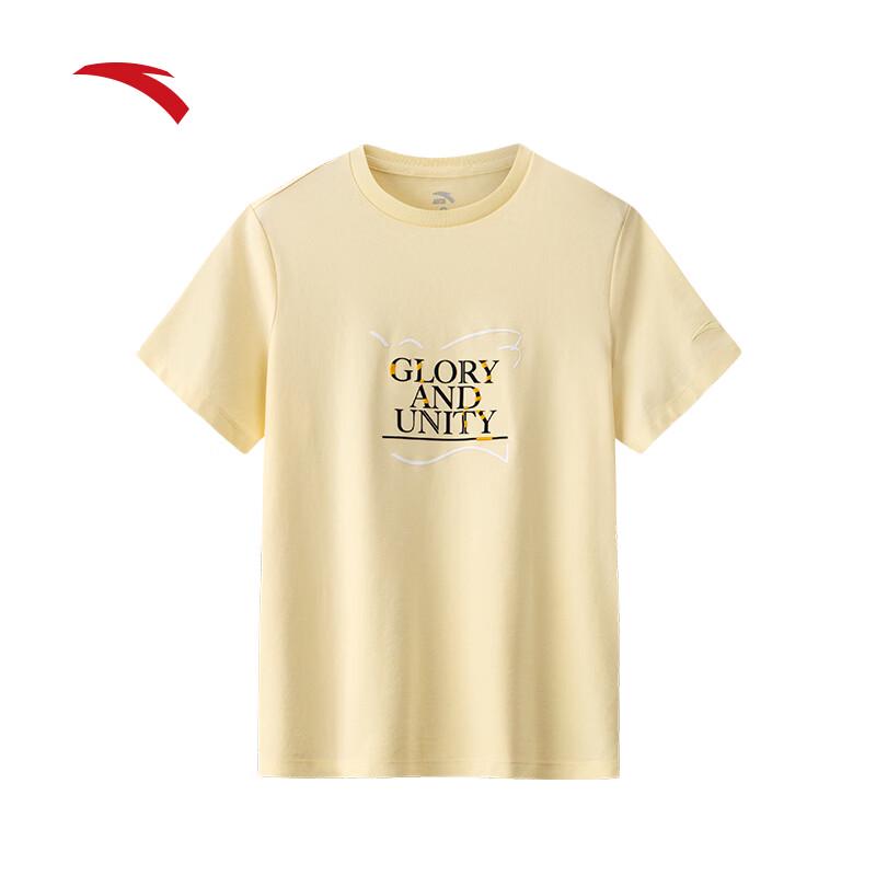 Anta Women s Letter Print Casual Sports T-Shirt L