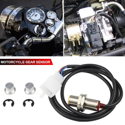 12V Motorcycles Sensor Cable with 2 Magnets for ATV Scooter Digital Odometer Speedometer Tachometer 3 Pins Sensor Cable