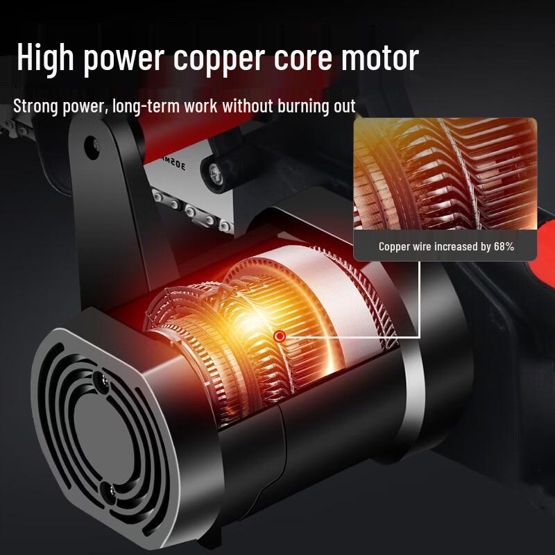 BAIPUXI High-Power Corded Electric Chainsaw CN Plug (adapter Included)