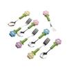 Cartoon Sunflower Stainless Steel Kids Fork Set