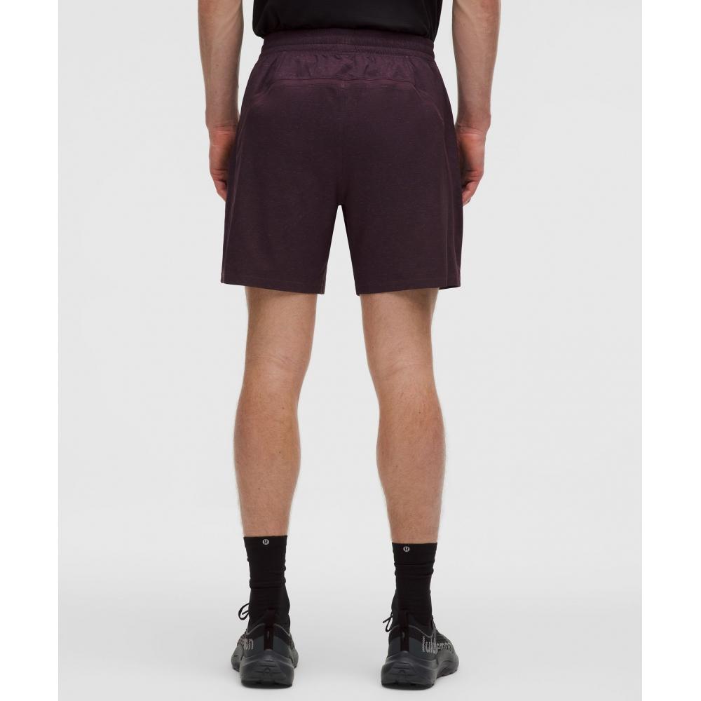 Lululemon Pace Breaker Linerless Short 7  Speckled Heather Plum Multi