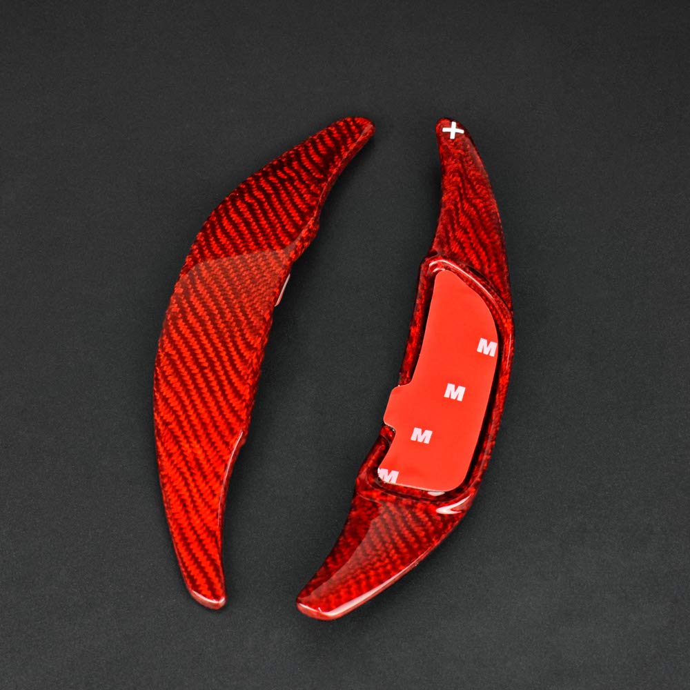 AIRSPEED Carbon Fiber Steering Wheel Paddle Shifter Extension Interior Trim Accessories for AMG C63 W205 E63 W213 C43 A45 G63 S63 GLA45 GLS63 Covers,