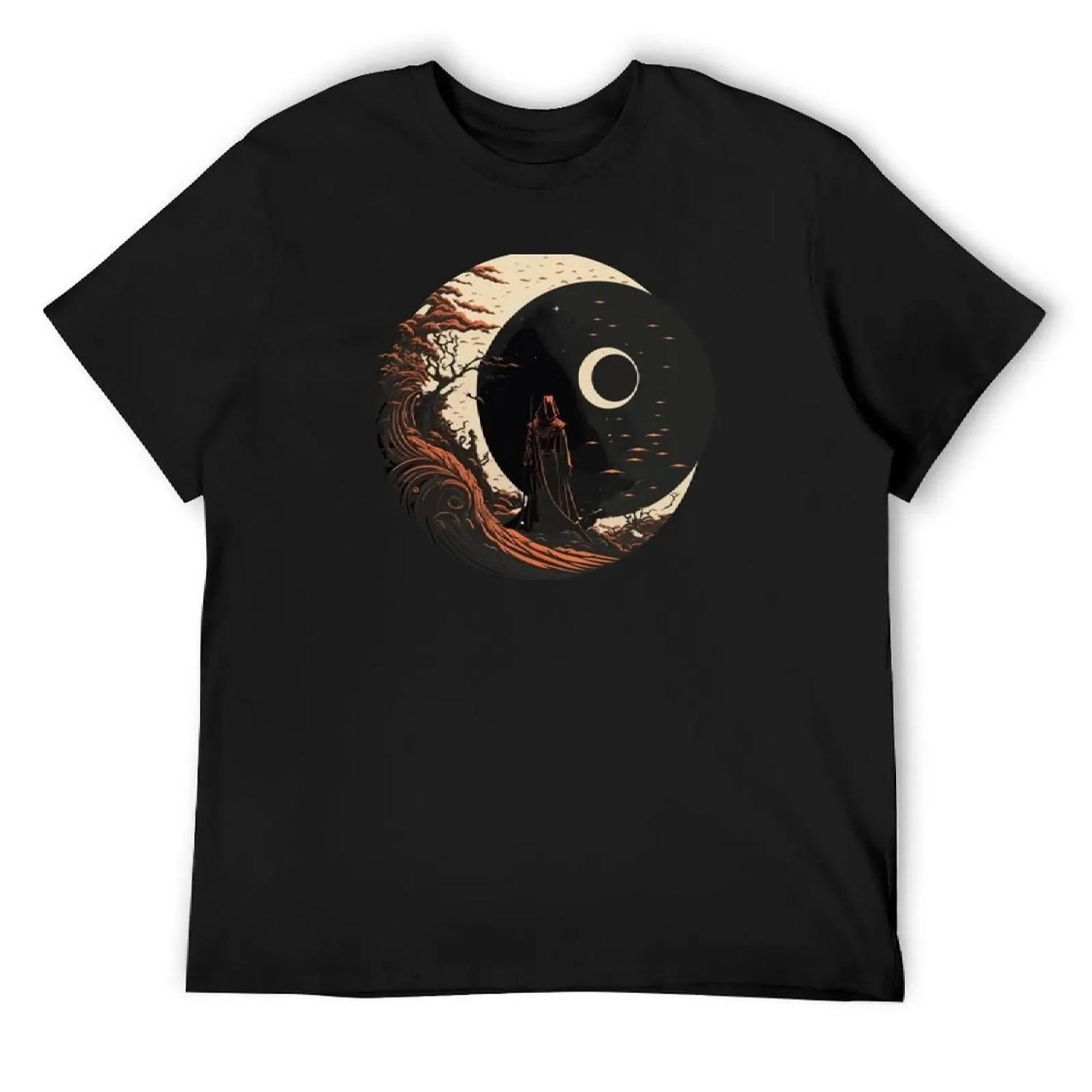 

Bloodborne Moon T-Shirt plus size clothes summer tops shirts graphic tee plus size tops men workout shirt XXXXXL різнокольоровий
