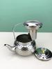 Stainless Steel Teapot with Infuser and Strainer for Home, Restaurant, or Hotel Use