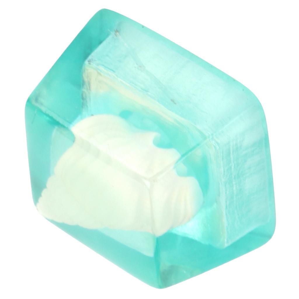 Műgyanta billentyűsapka Kézzel készített Korrózióálló Univerzális Mechanikus Billentyűzet Kiegészítők(Kék Héj )