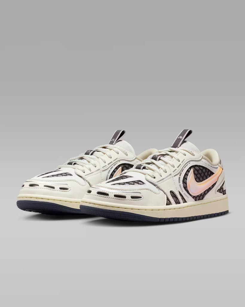 HQ2186-100 Air Jordan 1 Low Method of Make Sail Coconut Milk Anthraci (Women's)