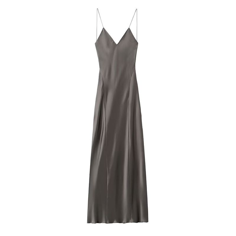 Kaslead New Arrival Women's Clothing Fashion Style Fashion Silk Satin Texture Intimates Style Dress 8325840 800