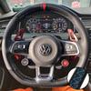 Coprivolante Auto Fibra di Carbonio Pelle Per Volkswagen VW Golf 7 GTI Golf R MK7 VW Polo GTI Scirocco 2015 2016 Interno