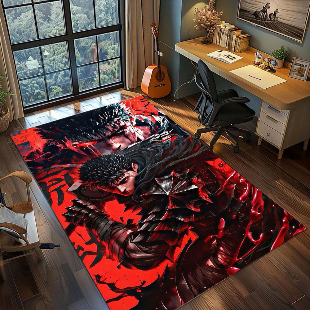 beserk Carpet for Living Room Bedroom Home Decor Cool Movie Mat Play Floor Mat
