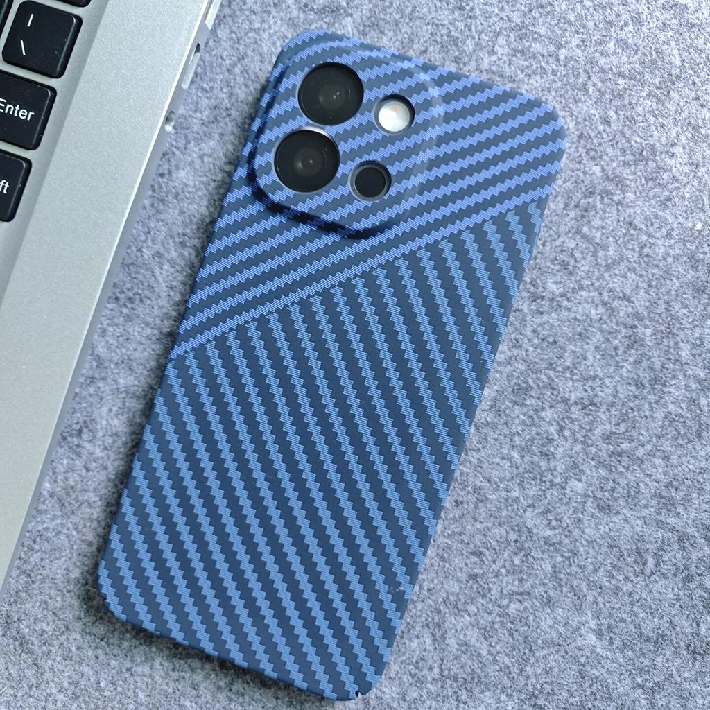 For OnePlus 13S 13T Case Matte Hard Carbon Fiber Texture Pattern Light And Thin Cover For One Plus 13 T Fashion Shell Bumper
