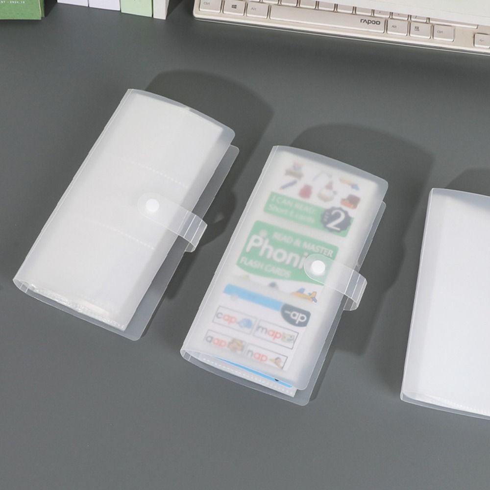 3 Inch Photo Album PVC Bill Storage Booklet Simple Idol Card Collection Binder