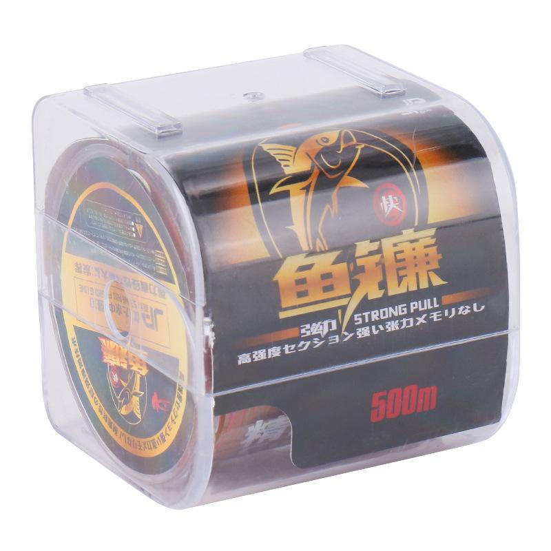 

500 метров, мягкая леска с сильным натяжением, основная леска, противоскручивающаяся леска, леска для настольной рыбалки, нейлоновая леска 5.0