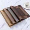 6pcs Non Slip Dining Table Mat Waterproof Bowl Pad Durable Washable Party Placemat  Banquet