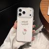 Floral aesthetic transparent phone case suitable for iPhone 17 16 15 14 13 12 11Pro/Max/Plus anti drop and shockproof back cover