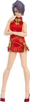 Figma Styles Female Body with Mini Skirt China Dress Coordination Plastic Painted Movable Figure [Mika] Non-Scale