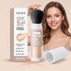 EELHOE Mineral Puder zum Schutz: Leichte, nicht fettende, erfrischende Sommerabdeckung mit zarter Textur und Pinselapplikator.