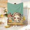 Anime Character YYashiroS NeneS Throw Soft Warm Throw Blanket for Bedroom Living Room Bed Travel Camping Picnic Gift