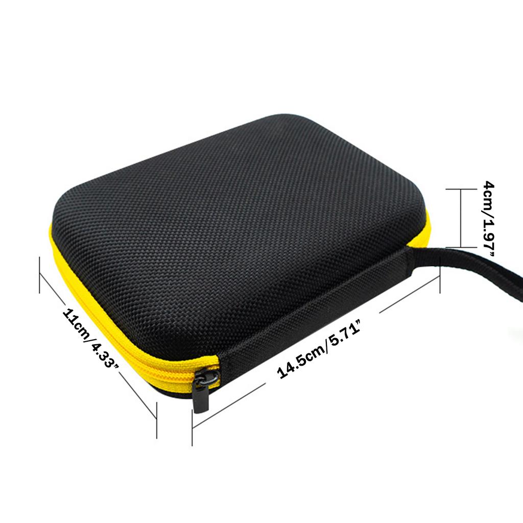 Přenosná ochranná taška EVA na přenášení Nárazuvzdorný pevný kryt Shell Úložné pouzdro proti pádu pro herní konzoli MiyooMini Plus