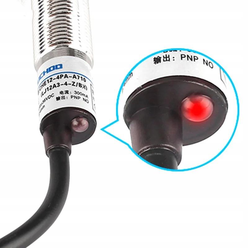 Rosfix Czujnik Indukcyjny NPN LJ12A3-4-Z/BX – Zasilanie 6-36VDC | Dystans Detekcji 0-4mm | Klasa Ochrony IP67