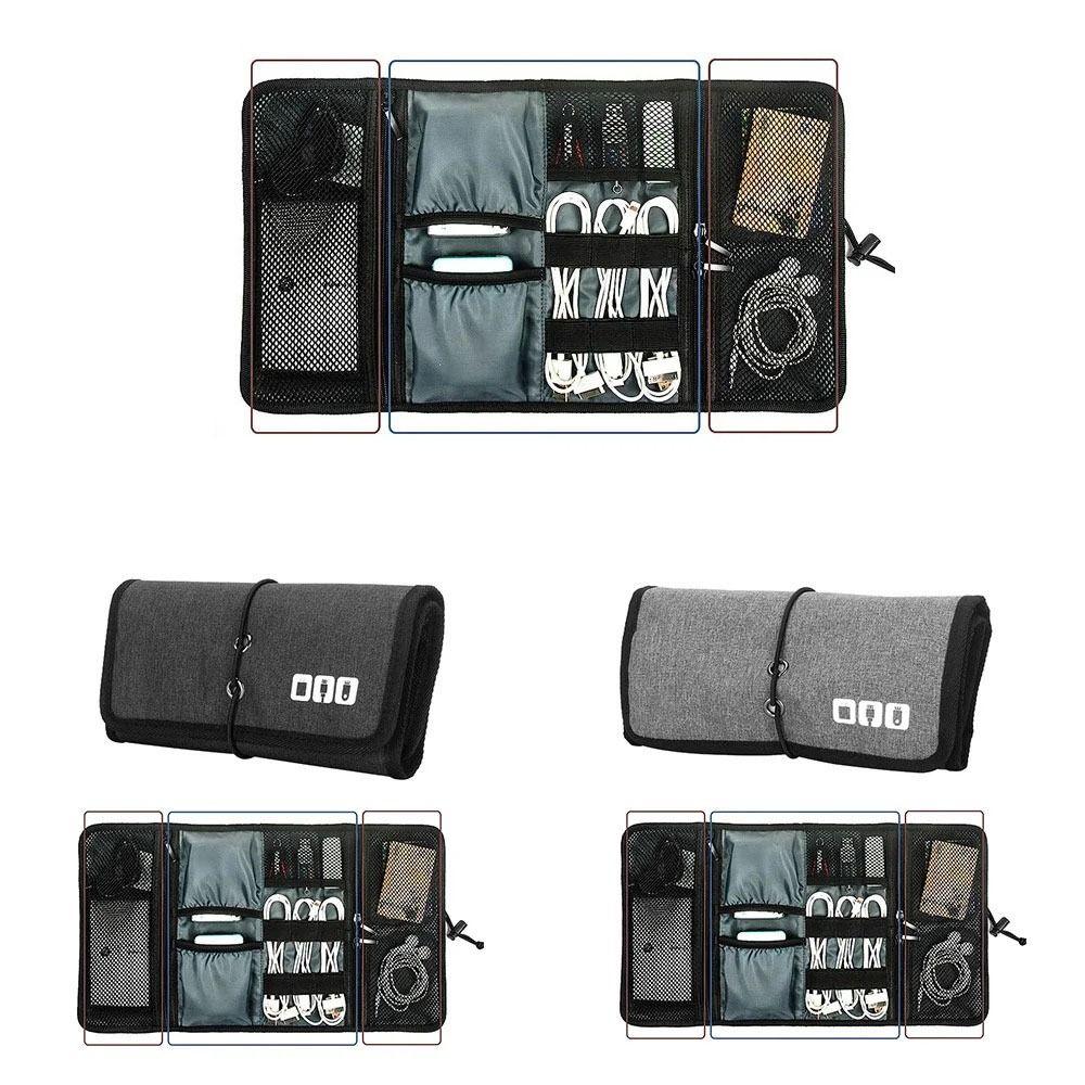 Nylon Digital Storage Bag Simple Power Cord Storage Bag New Wire Cable Organizer