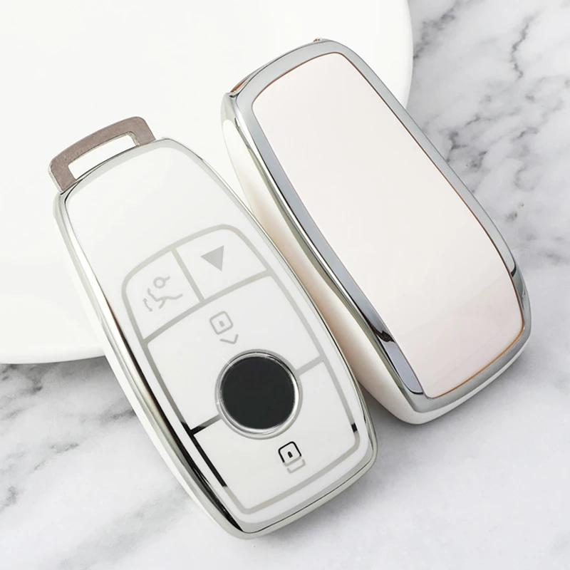 Car Remote Key Case Cover Shell Fob For Mercedes Benz A C E S G Class GLC CLA GLB GLS W177 W205 W213 W222 X167 AMG Accessories