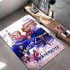 Sports Area Rug, France Football Mbappe Zidane Liberte Egalite Fraternite Poster, Fan Cave Decor, Non-Slip Mat