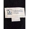 Used Johnstons of Elgin Cashmere Black Large Stole Used