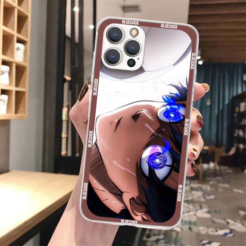 Anime Blue Lock Soft Telefonveske For iPhone 16 13 12 11 Pro Max X XR XS 7 Plus 8 + SE 2020 Mønster tilpasset deksel 15 14 1