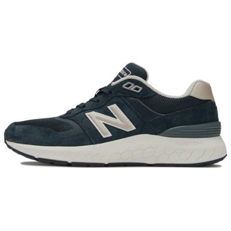 New Balance Nb Fresh Foam 880 V6 Comfortable Breathable Shock Absorbing Durable Low Top Running Shoes Women Sneaker Navy-Blue WW880NV6