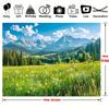 2D Mountain Forest Meadow Backdrop Spring Nature Party Photo Booth Background