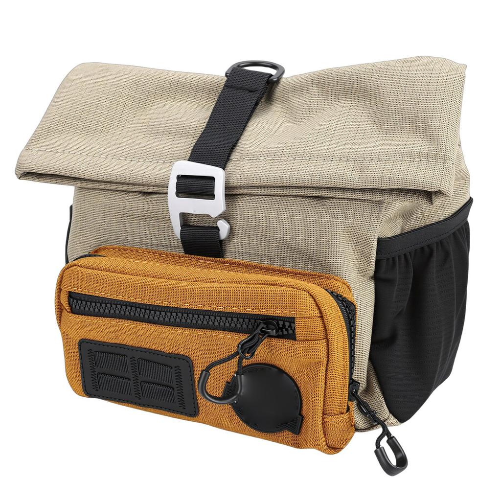 Bike Handlebar Bag Fit for   Folding Bike Quick Relse Bike Front Bag with Shoulder Strap Rain Cover for Cycling