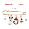 Emaille-Pin Rucksack Cool Anstecknadel Hutpin Jacken Lustig Weihnachten Emaille-Brosche Weihnachtsbaum Elch Glocke Modeschmuck