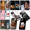 Kitten Cat Meow Blue Green Eyes Phone Cover for OPPO A40 A60 A80 A38 A18 A17 A16 A78 A79 A54 A25 A57 4G 5G Protective Case
