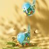 Kids Water Bird Whistle with Lanyard Clear Mouth Muscle Vital Capacity Training Water Fillable Children Cartoon Bird Musical Toy Toddlers Gift