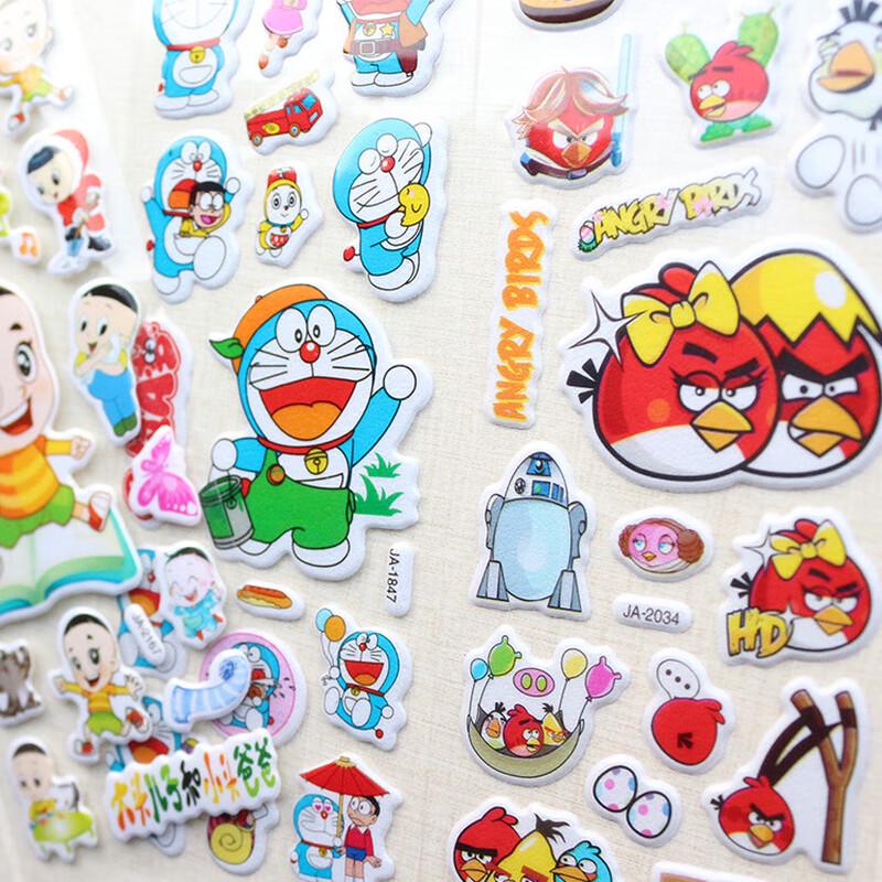 Frozen 3D Bubble Stickers Set