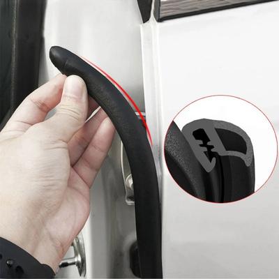 Waterproof Car Door Edge Seal Strip Dust-proof Noise Reduction B-Pillar Sound Insulation Strip Universal Soft
