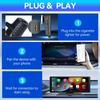 10 Inch High Definition Car Display Screen Portable Wireless Carplay Android Auto GPS Navigation AR Audio Receiver Mirror Link