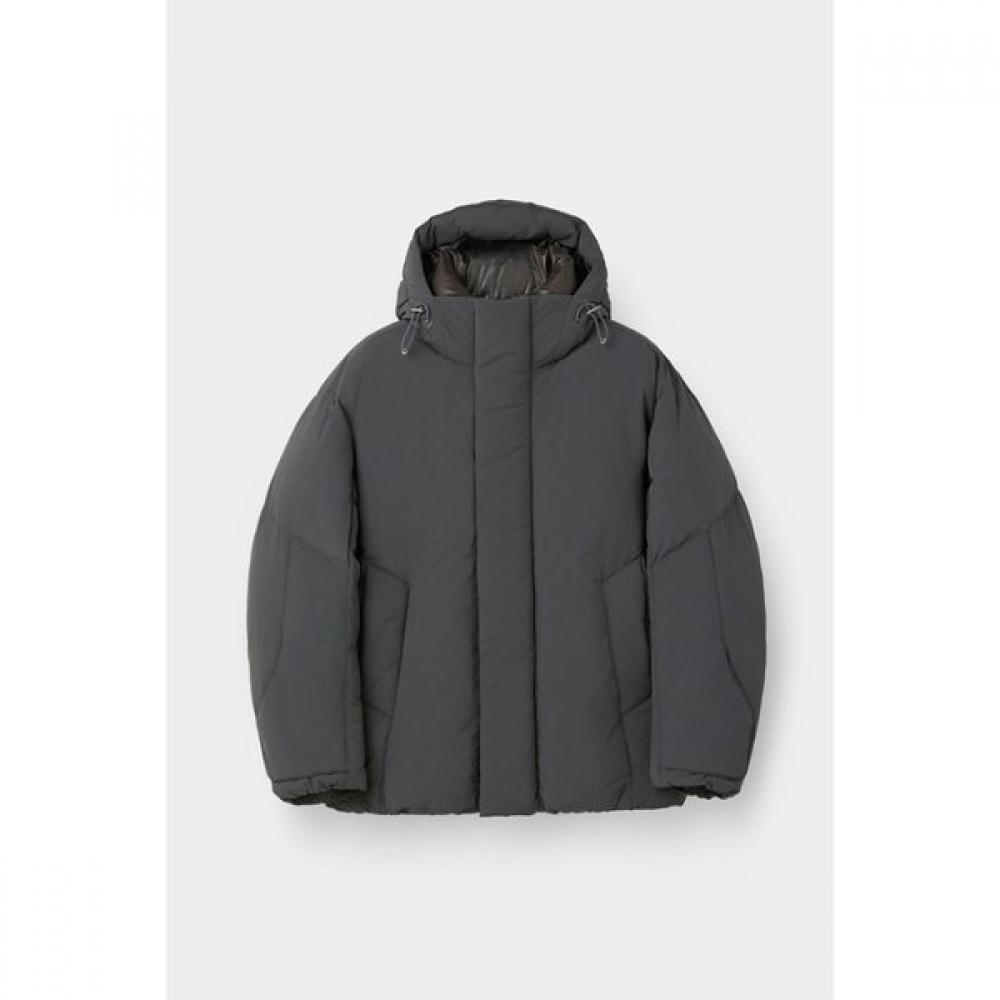 Customellow Brown Hoodie Down Puffer Jacket Cquaw25711brd