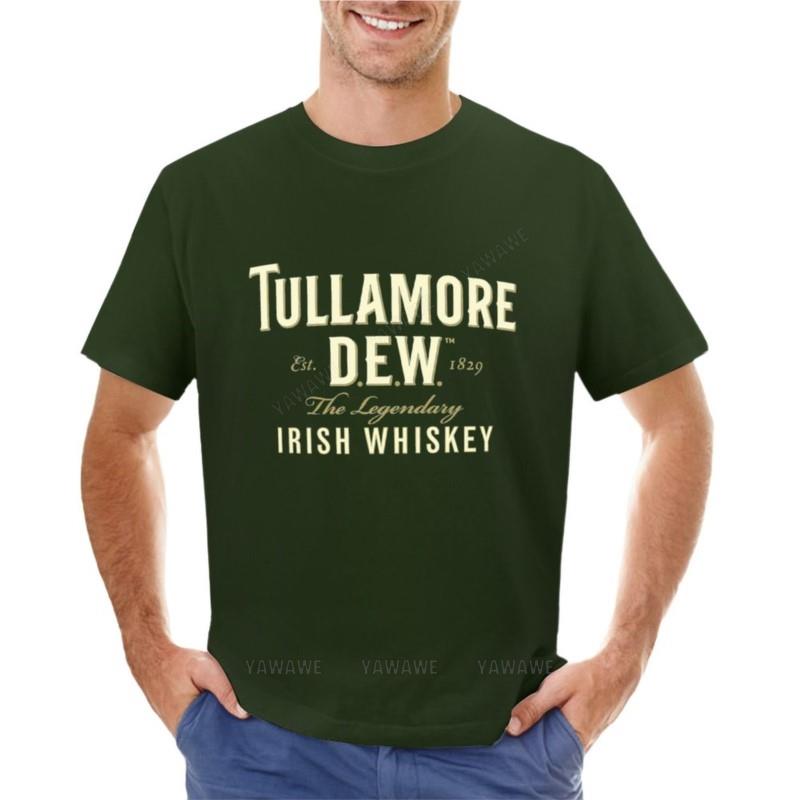 

Tullamore d.e.w. T-Shirt aesthetic clothes Oversized t-shirt Men s short sleeve t shirts man t-shirt cotton crew neck tshirt 2XL