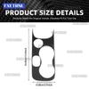 For Fiat 500X 2014 2015 2016 2017 2018      2024 2025 2026 Car Interior Real Soft Carbon Fiber Sticker