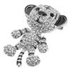 Rhinestone Brooch Cute   Shape Fashionable Exquisite Brooch Pin for Women Clothes Decoration Gift