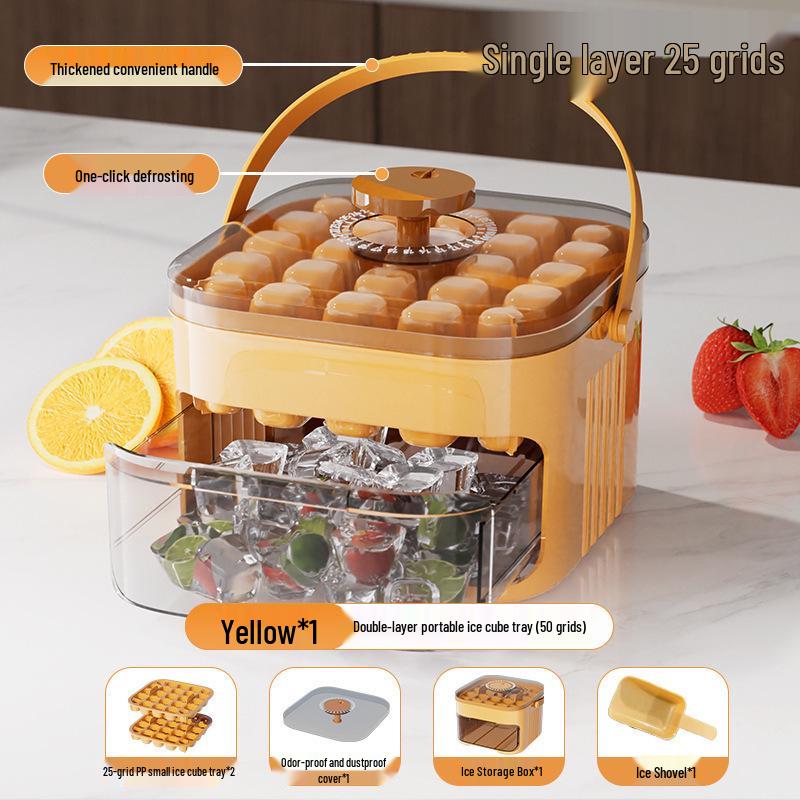 Hand-Cranked Shaved Ice & Smoothie Maker for Home Use
