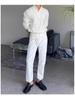 2023 Men's Trendy High Collar Zipper Pullover Sweater - Korean Style Winter Loose Fit