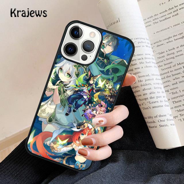 Nahida Genshin Impact Soft Phone Case For IPhone 18 17 Air 16 15 14 Max Plus 11 12 13 Pro Max Phone Cover Coque Fundas
