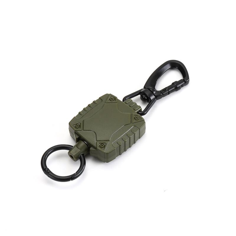 Tolex Retractable Keychain with Steel Wire Rope