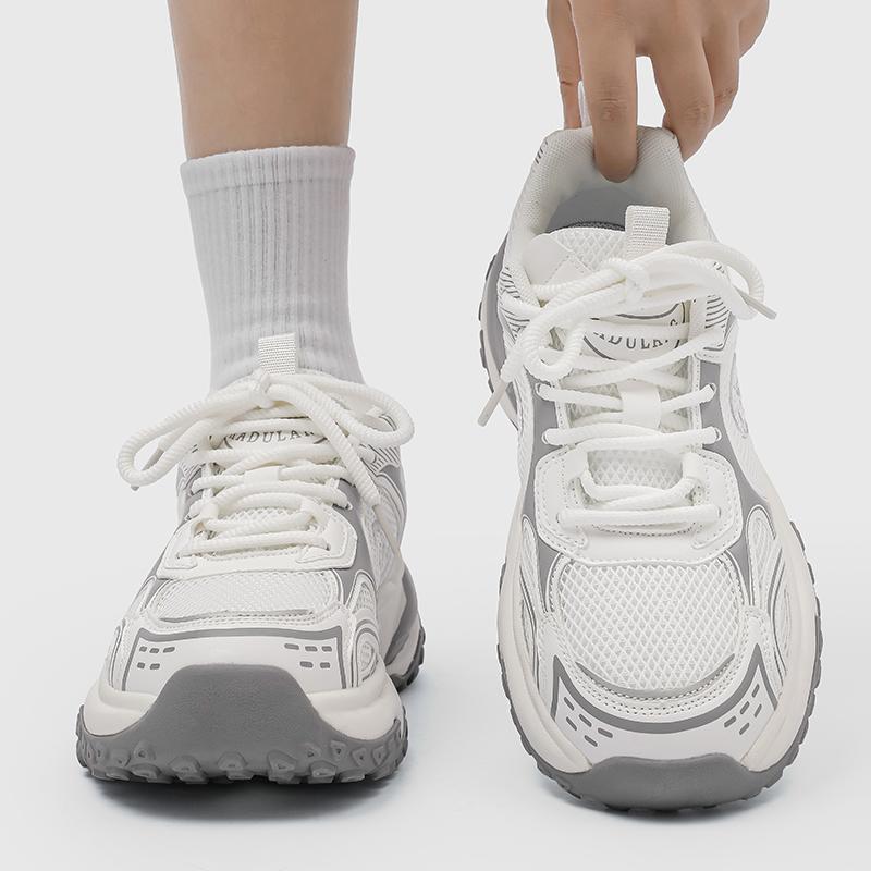 Luxury Chunky Sneakers For Women  Air Mesh Breathable Shoes Sports Running Casual Ladies Fitness Vulcanize Shoes For Men