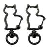 31X39mm Candy Colored Alloy Shell Shaped Spring Buckle Special-shaped DIY keychain Accessories Creative Accessories Hanging Ornaments