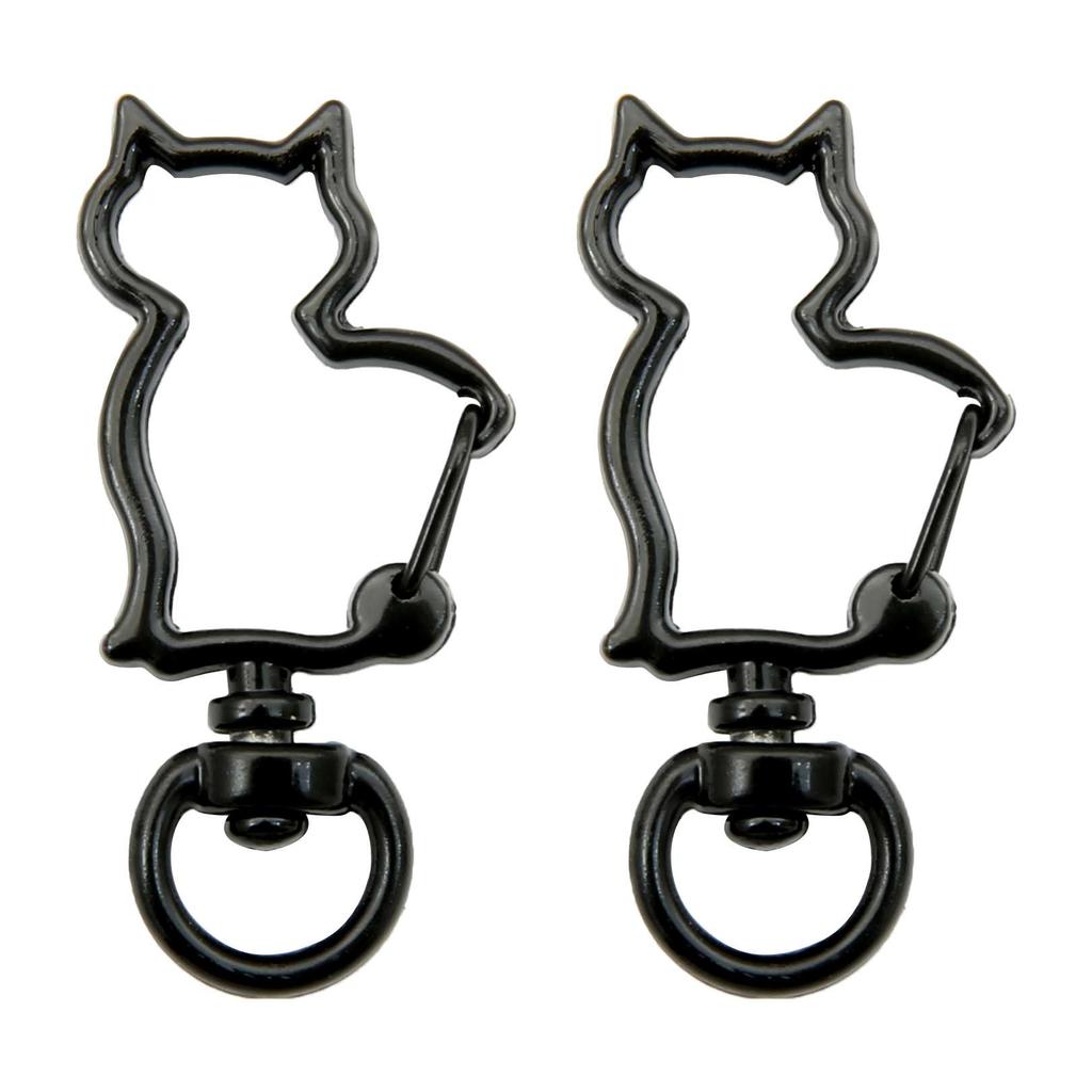 31X39mm Candy Colored Alloy Shell Shaped Spring Buckle Special-shaped DIY keychain Accessories Creative Accessories Hanging Ornaments