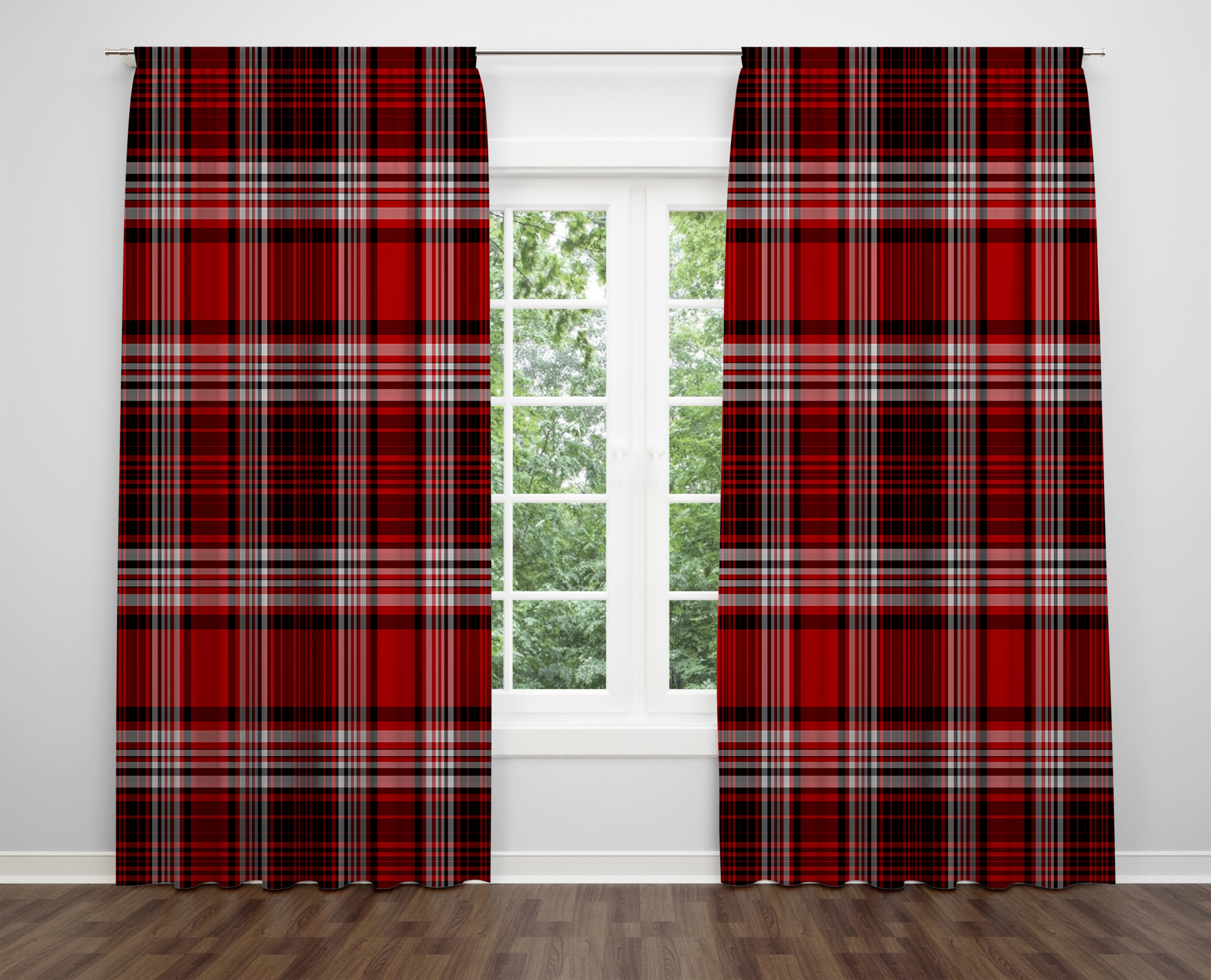 

Декоративний дизайн, високоякісна бавовняна тканина, ви можете вибрати одну або подвійну фіранку з крила 1 piece різнокольоровий